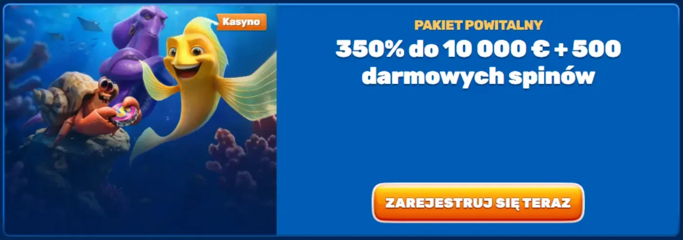 Pakiet powitalny SpinFin Casino