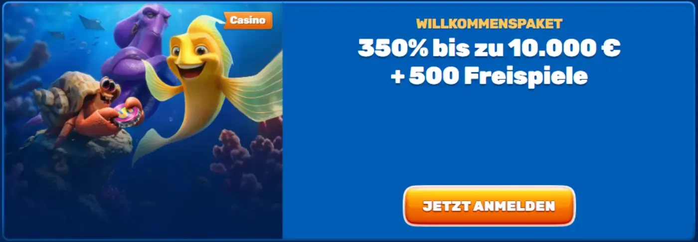 SpinFin Casino Willkommenspaket