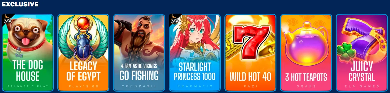 Exclusieve aanbiedingen en unieke spellen bij SpinFin Casino
