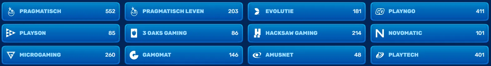 Populaire online casinospellen spelen bij SpinFin