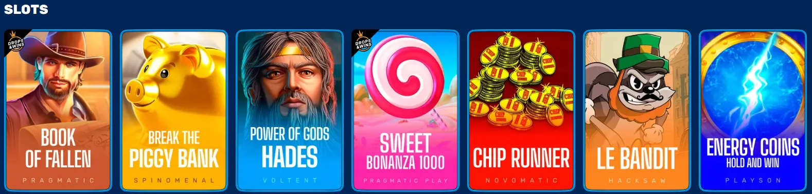 Beste online gokkasten en video slots beschikbaar bij SpinFin Casino